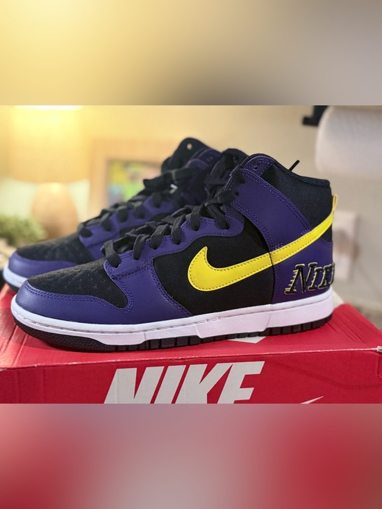 Nike Other - Nike Dunk High Premium EMB 'Lakers'